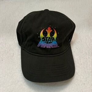 Star Wars Black Hat with Multicolor Logo